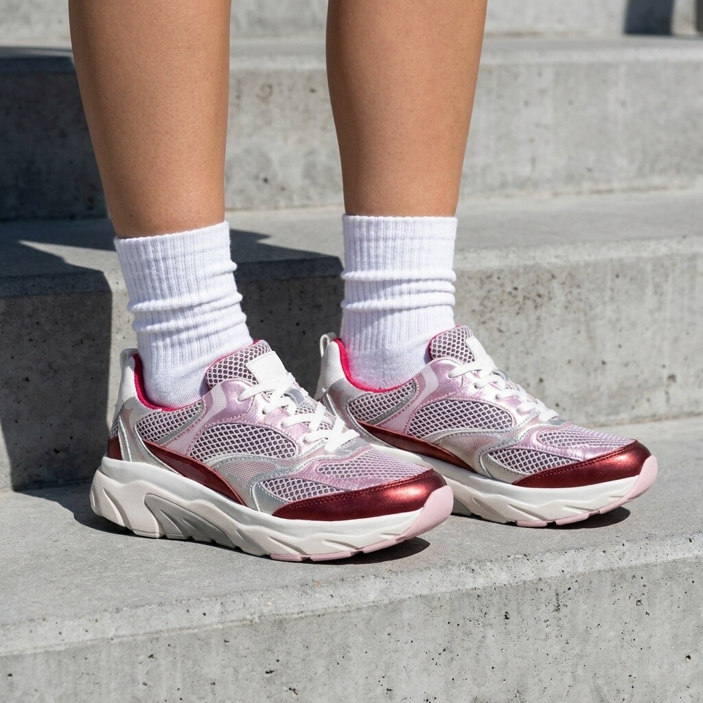 Gabor Gabor Sneakers Rollingsoft roze Leer