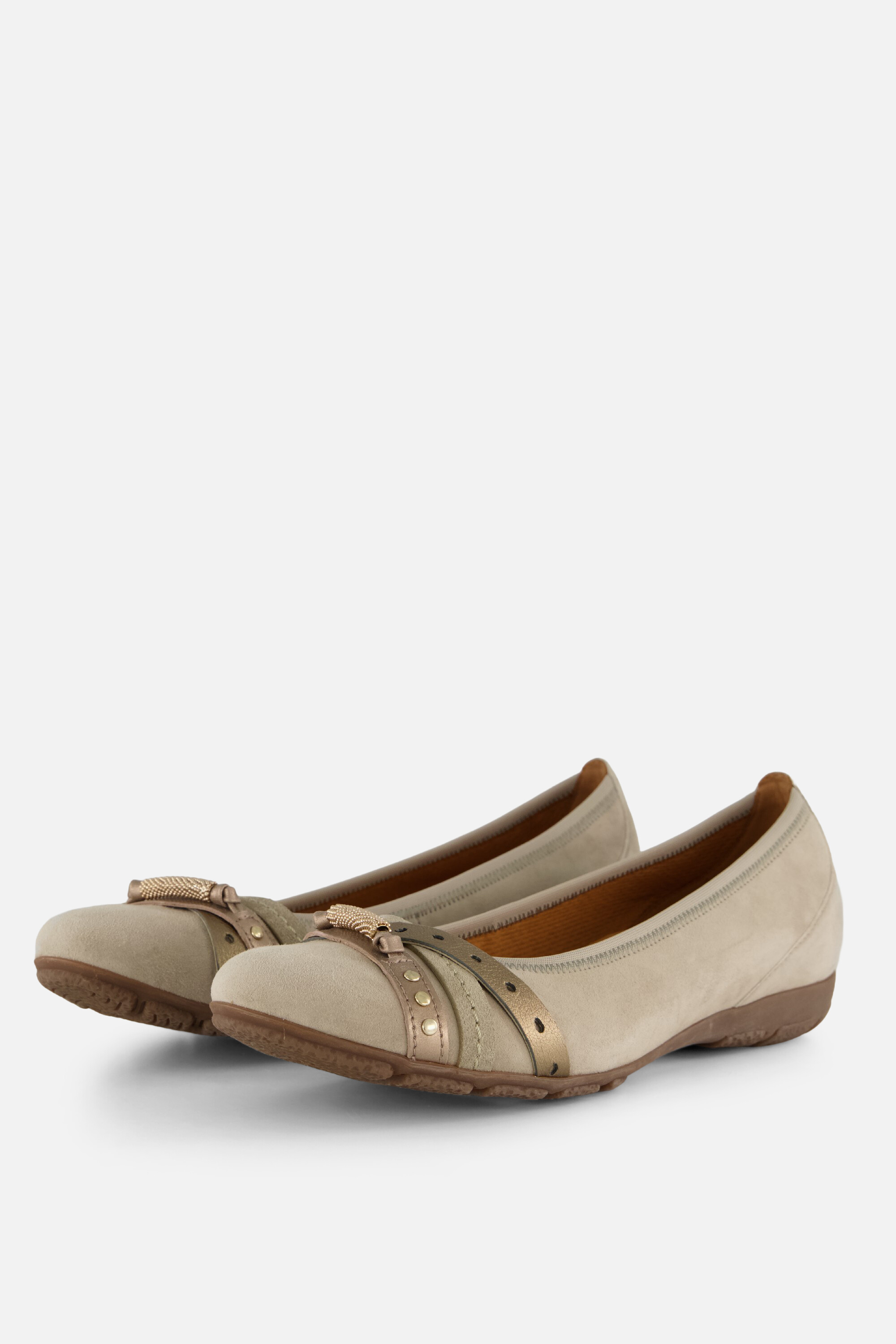 Gabor Ballerina's beige Leer, foto 2