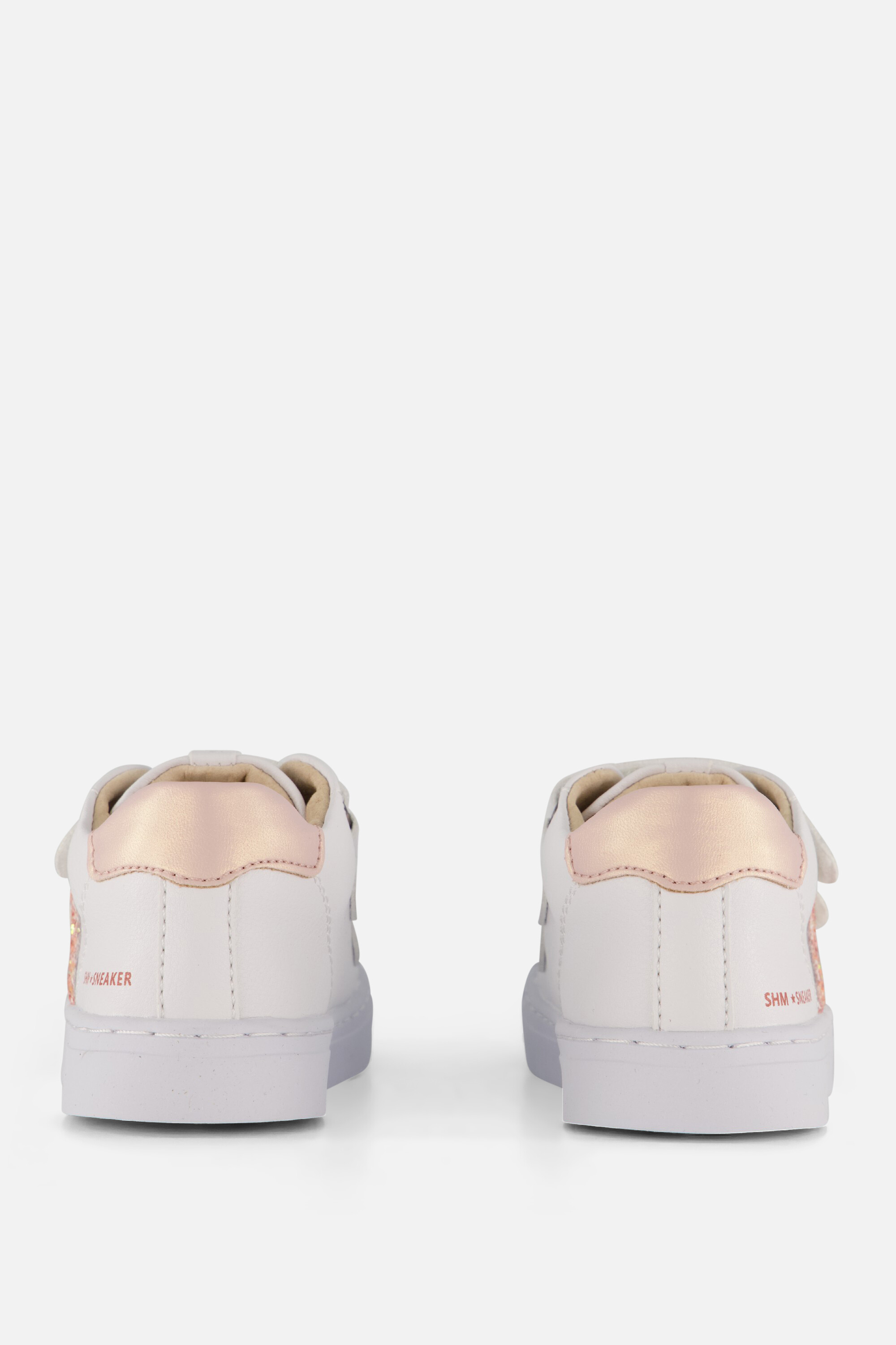 Shoesme Glitter Sneakers wit Leer, foto 3