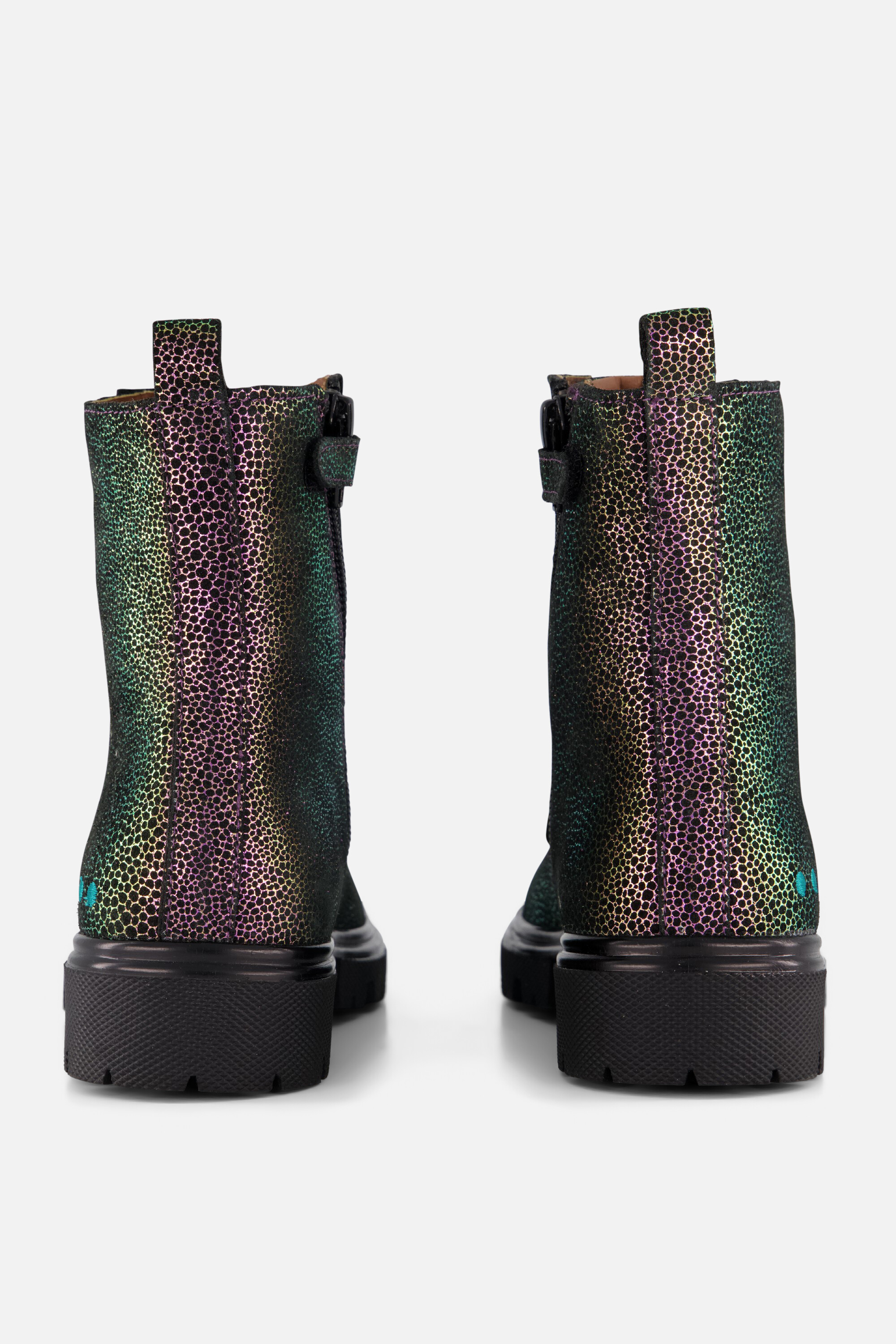 BunniesJR Saar Veterboots zwart Leer, foto 2