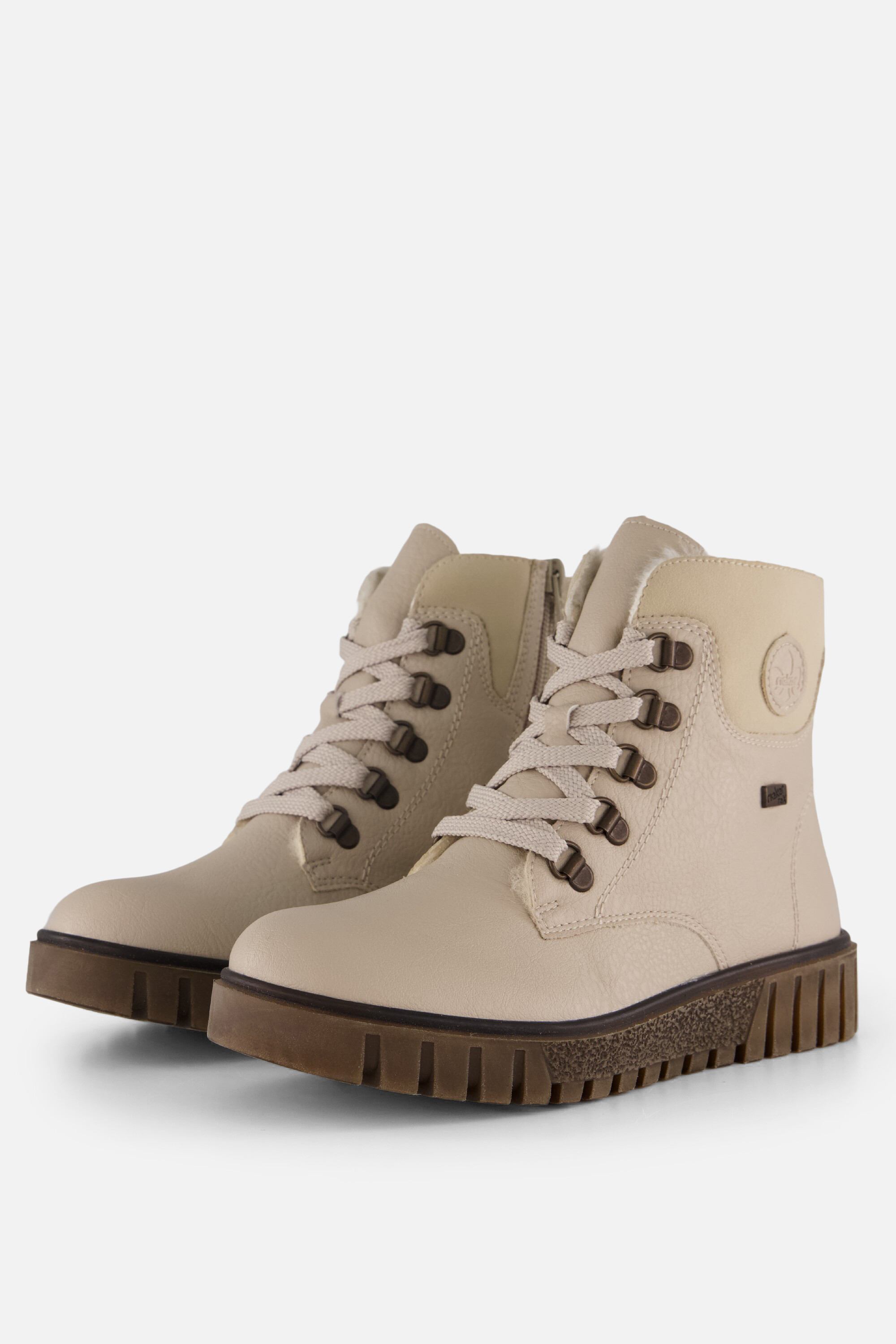 Rieker Rieker Veterboots beige Synthetisch
