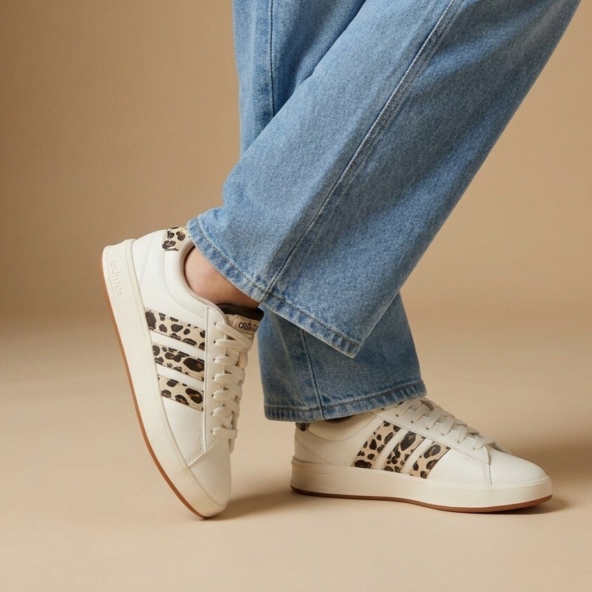 Adidas Adidas Grand Court 3.0 Sneakers wit Synthetisch