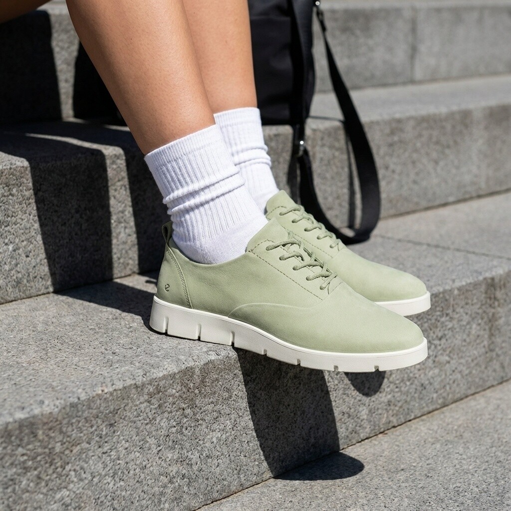 Ecco Ecco Bella Sneaker groen Nubuck