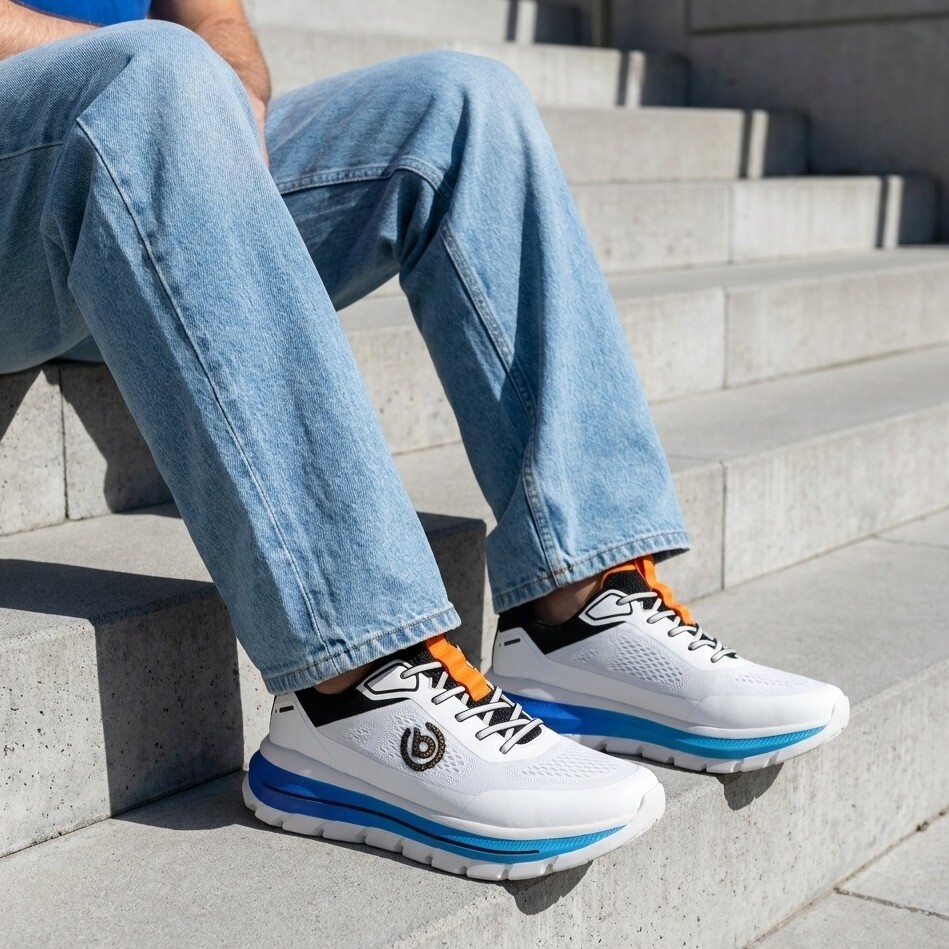 Bugatti Bugatti Advance Sneakers wit Synthetisch