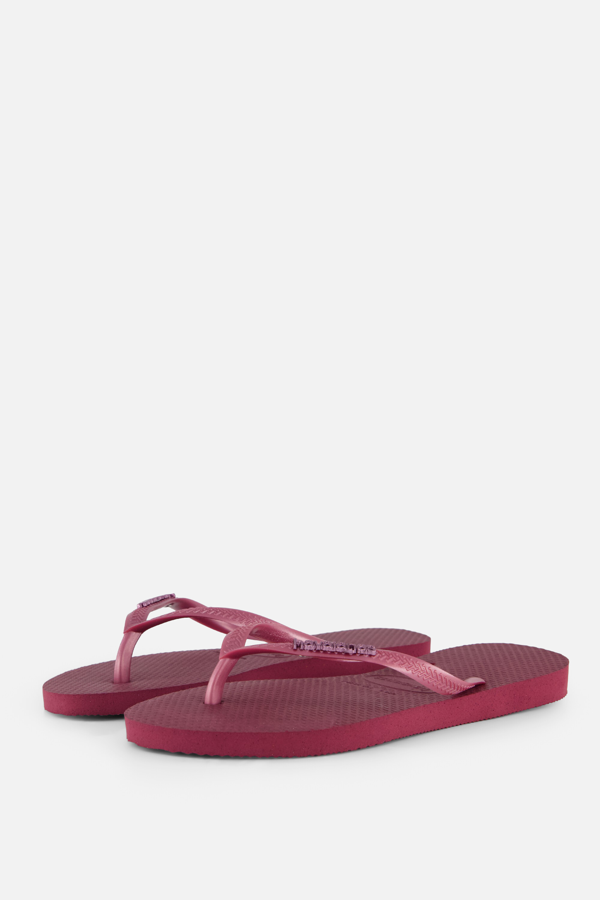 Havaianas Slim Logo Slippers rood Rubber, foto 2