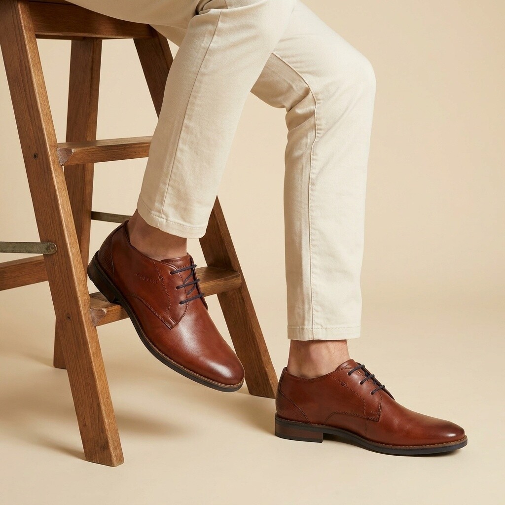 Bugatti Bugatti Milco Nette Schoenen cognac