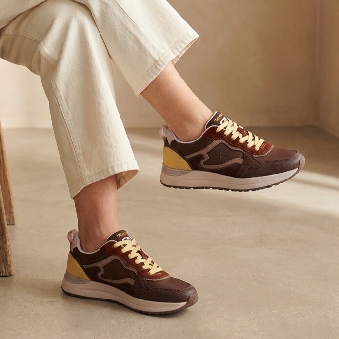 Tamaris Tamaris sneakers bruin