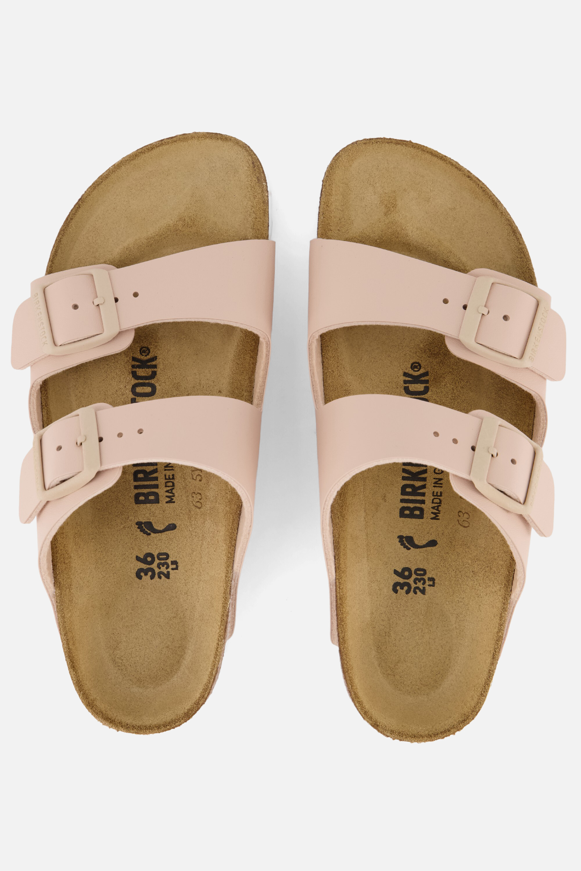 Birkenstock Arizona BF sandalen beige, foto 4