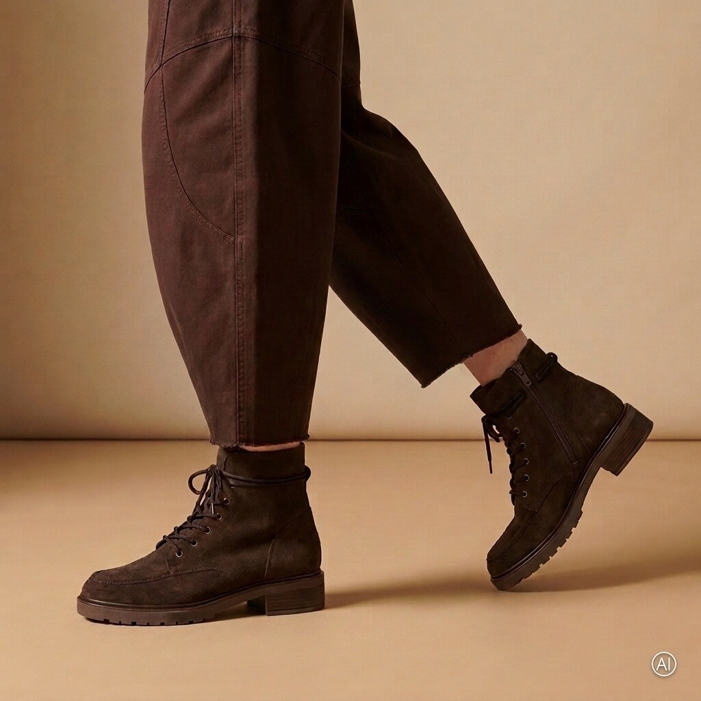 Gabor Gabor Veterboots bruin Suède H-Leest