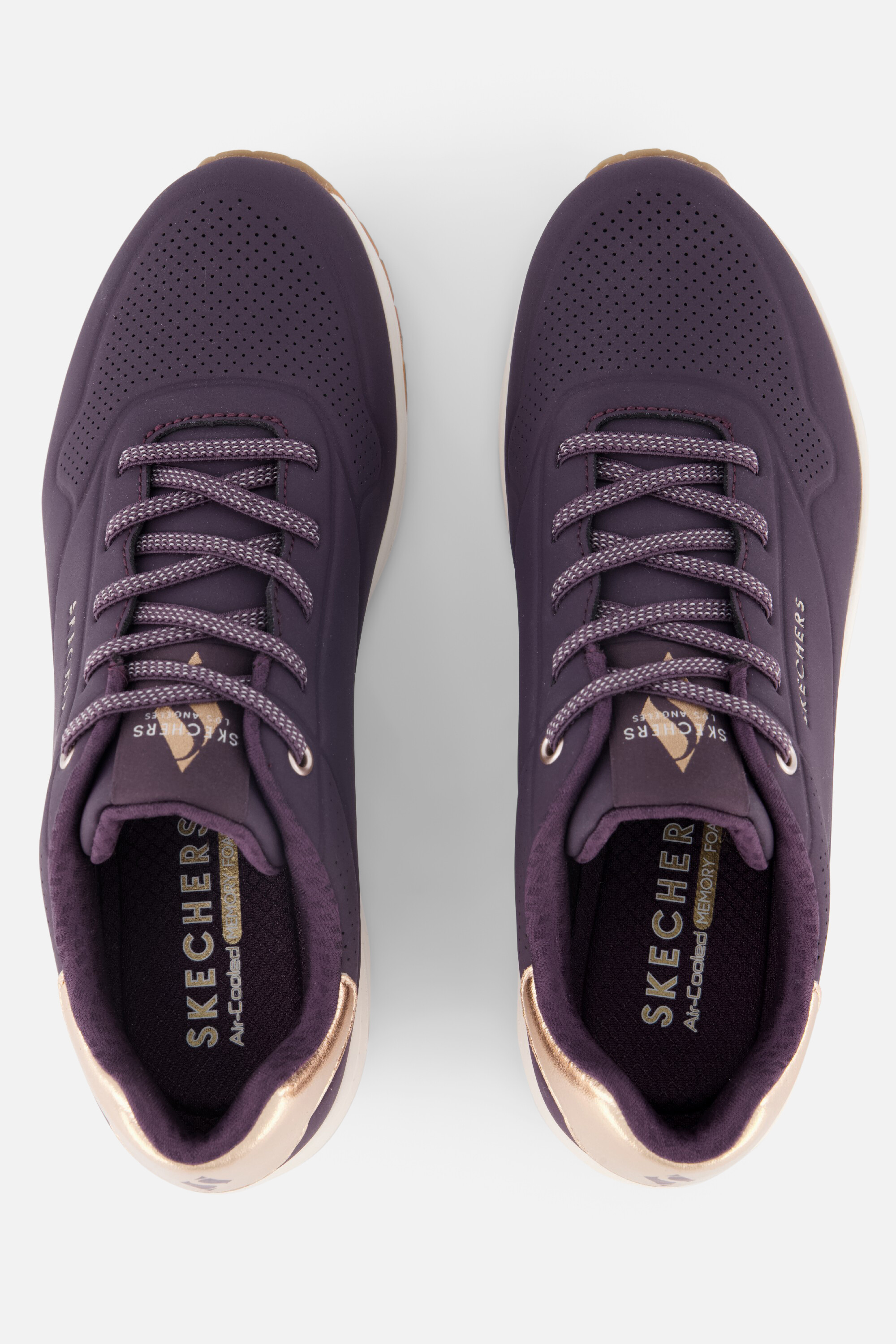 Skechers Uno Shimmer Away Sneakers paars, foto 4