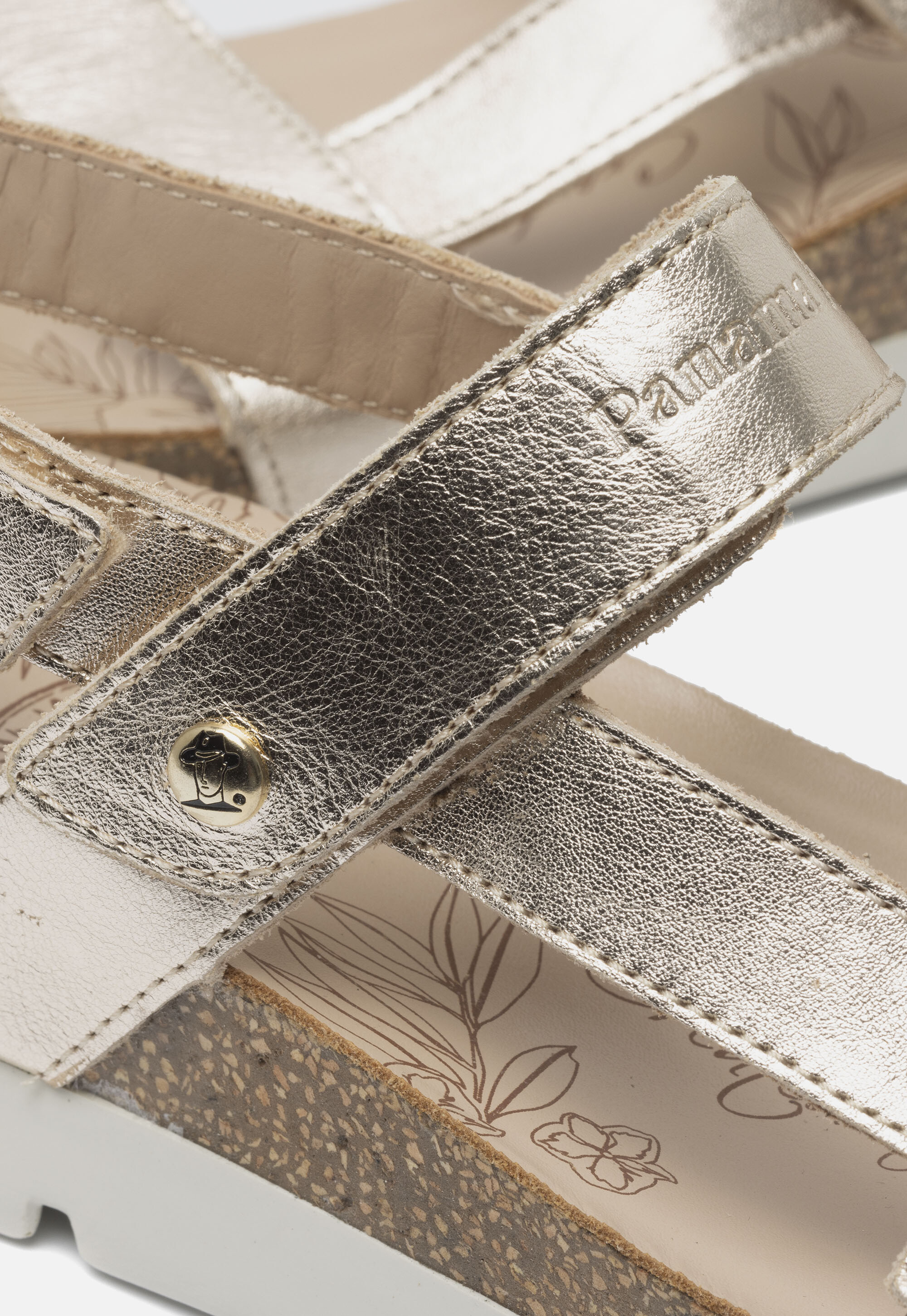 Panama Jack Selma Shine B1 Sandalen goud, foto 5