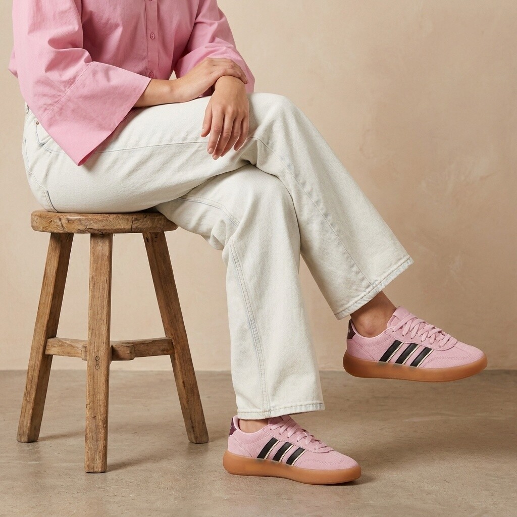 Adidas Adidas Barreda Decode Lux Sneakers roze Leer