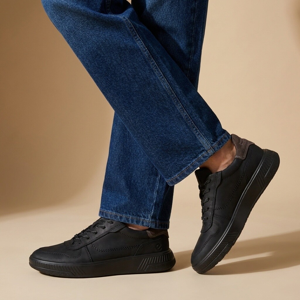 Ecco Ecco Move Sneakers zwart Nubuck