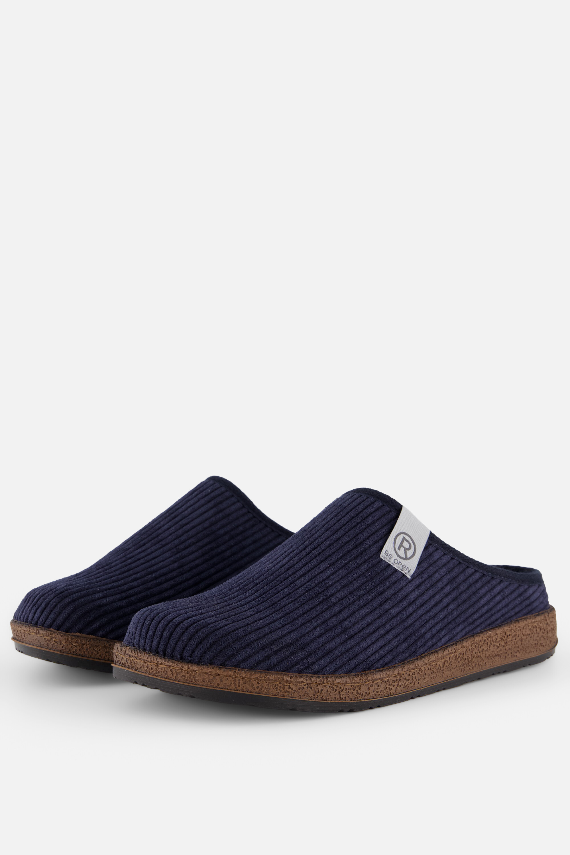Rohde Rohde Cord Pantoffels blauw Textiel