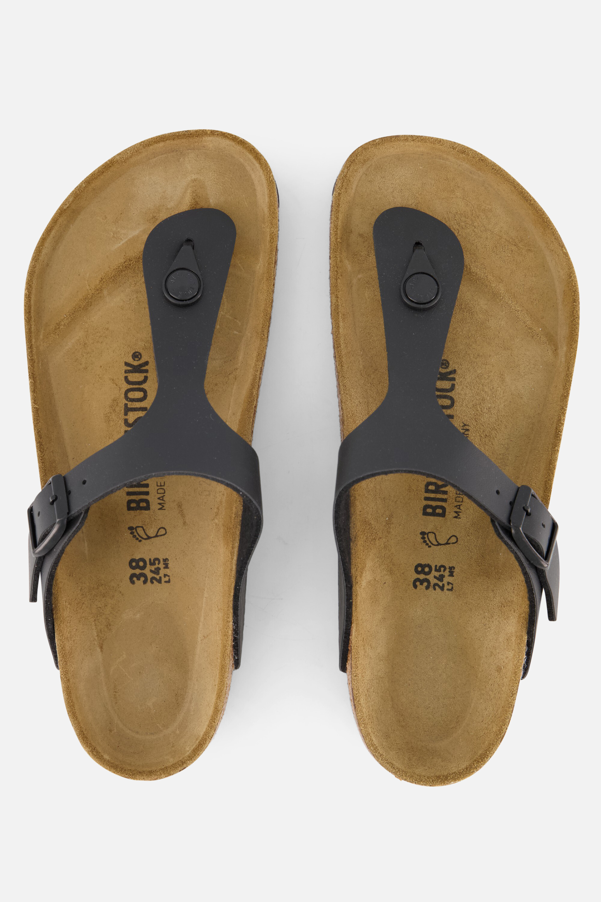 Birkenstock Gizeh zwart Birko-Flor, foto 3