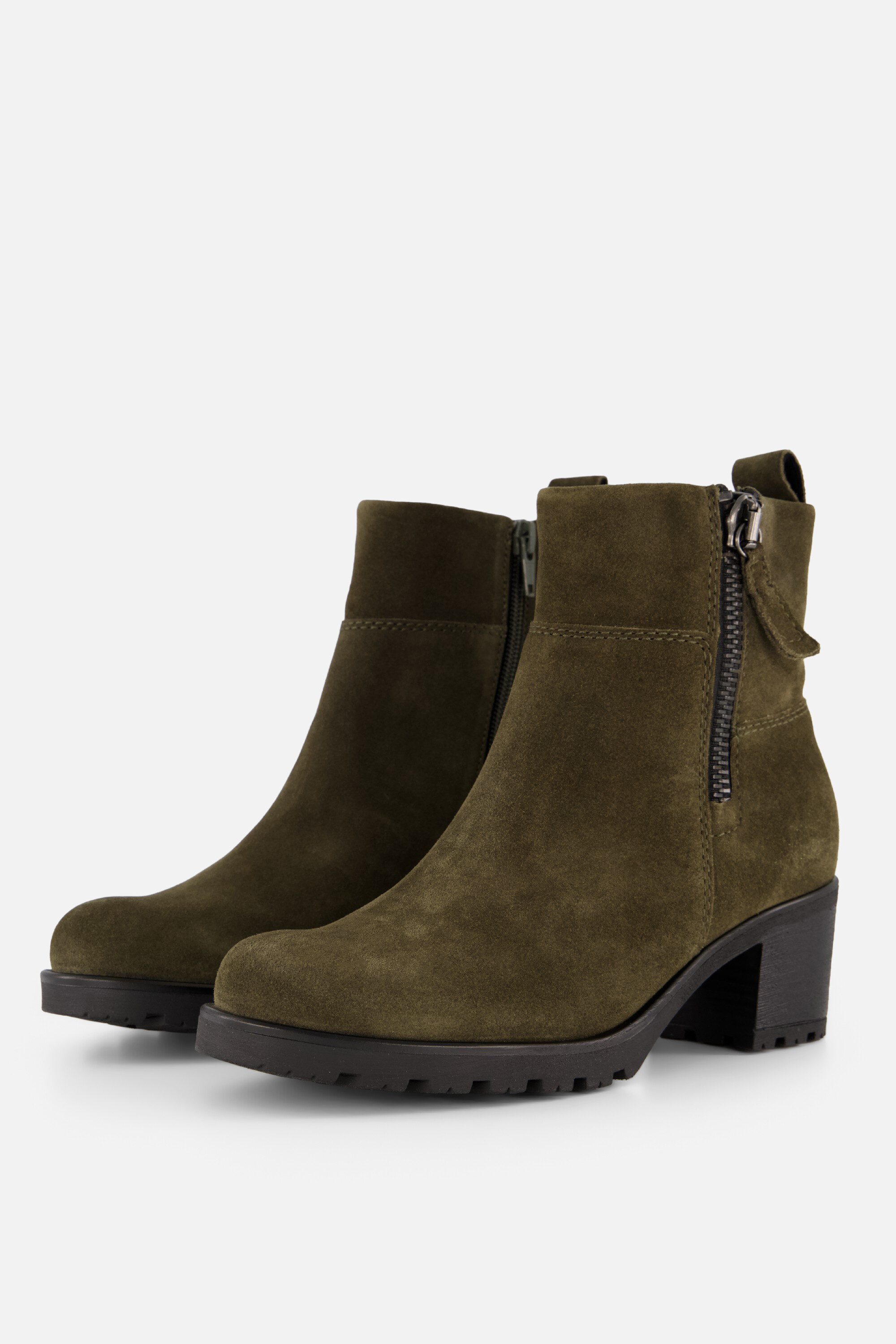 Gabor Gabor Enkellaarsjes groen Suede