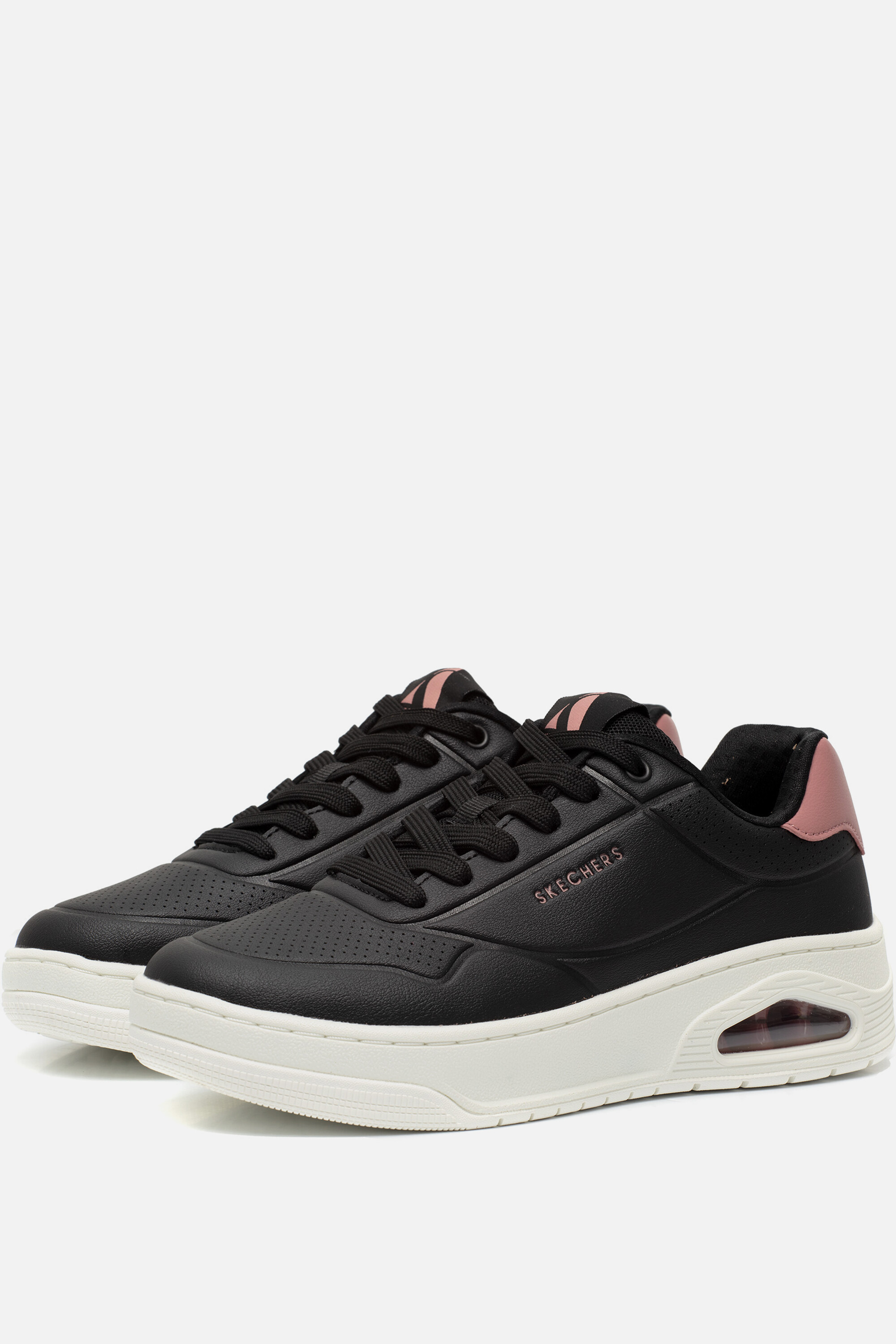 Skechers Skechers Uno Court Fast Break Sneakers zwart