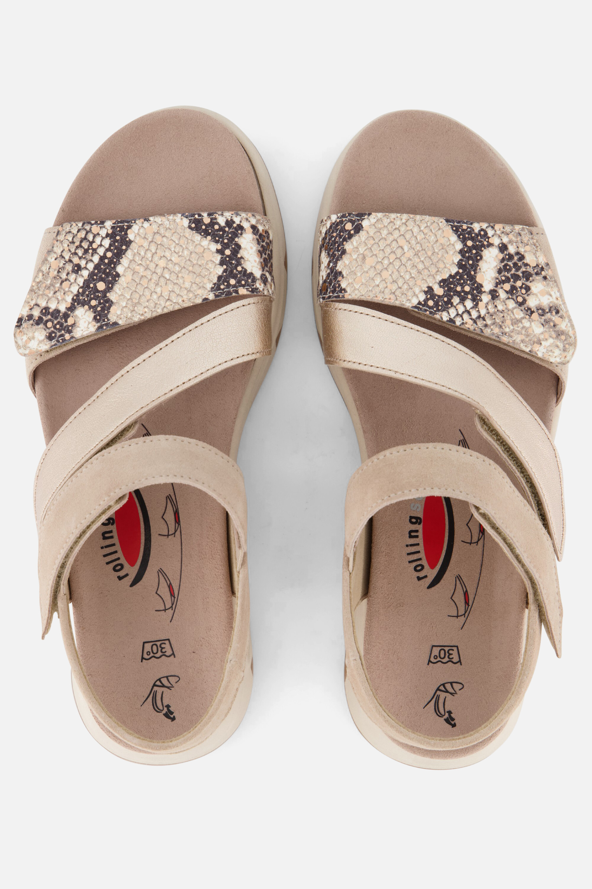 Gabor Rollingsoft Sandalen beige Synthetisch, foto 3