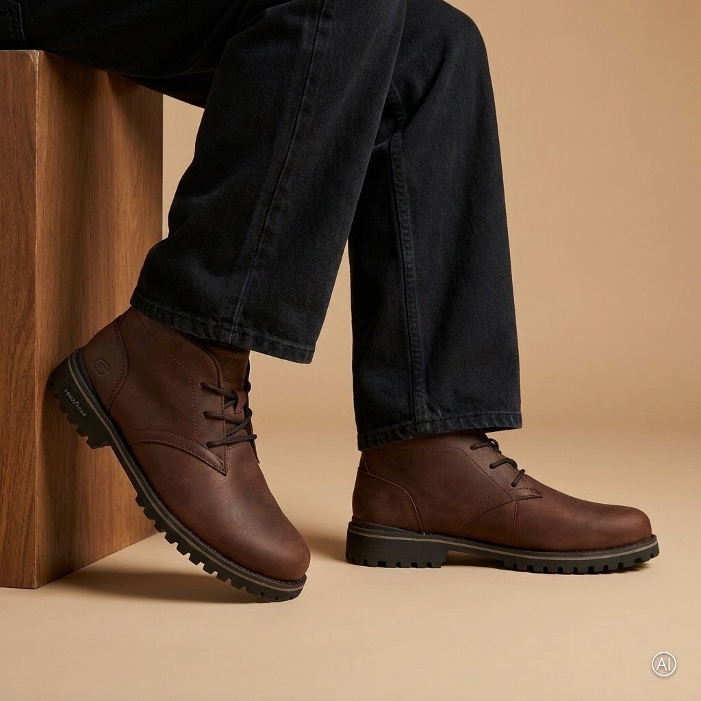 Skechers Skechers Slip-ins Quintero Damien Veterboots bruin
