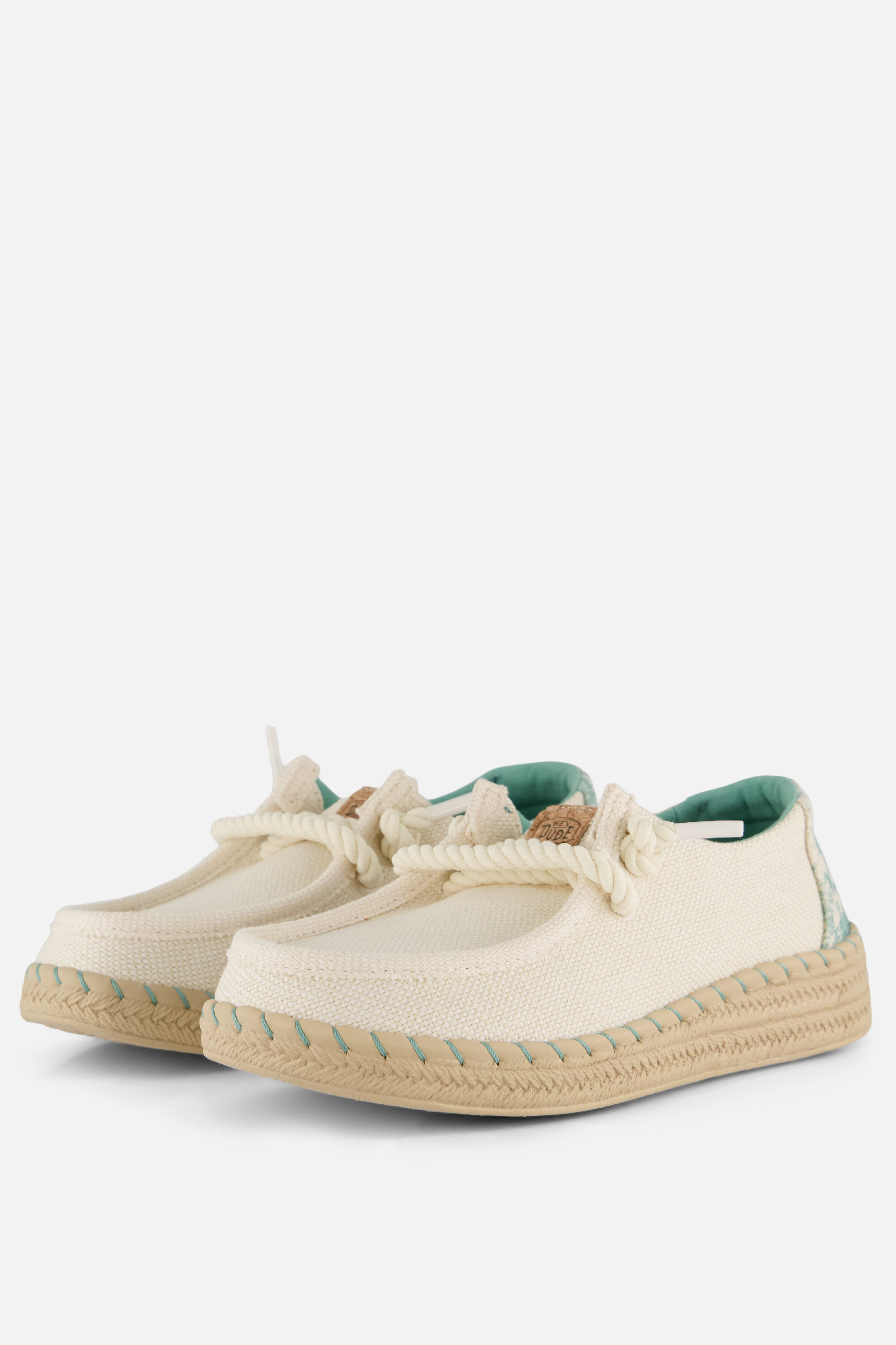 HeyDude Hey Dude Wendy Bootschoenen beige Textiel, foto 2