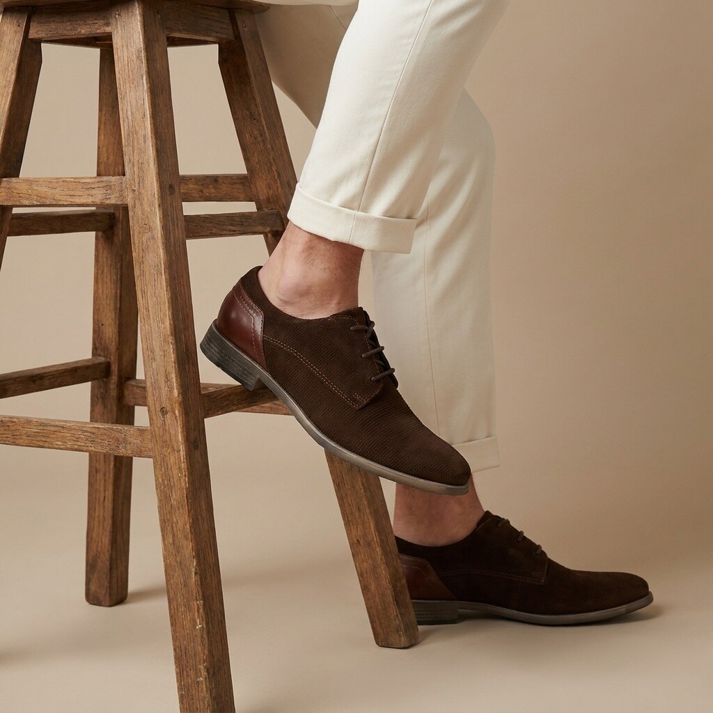 Bugatti Bugatti Veterschoenen bruin Suede