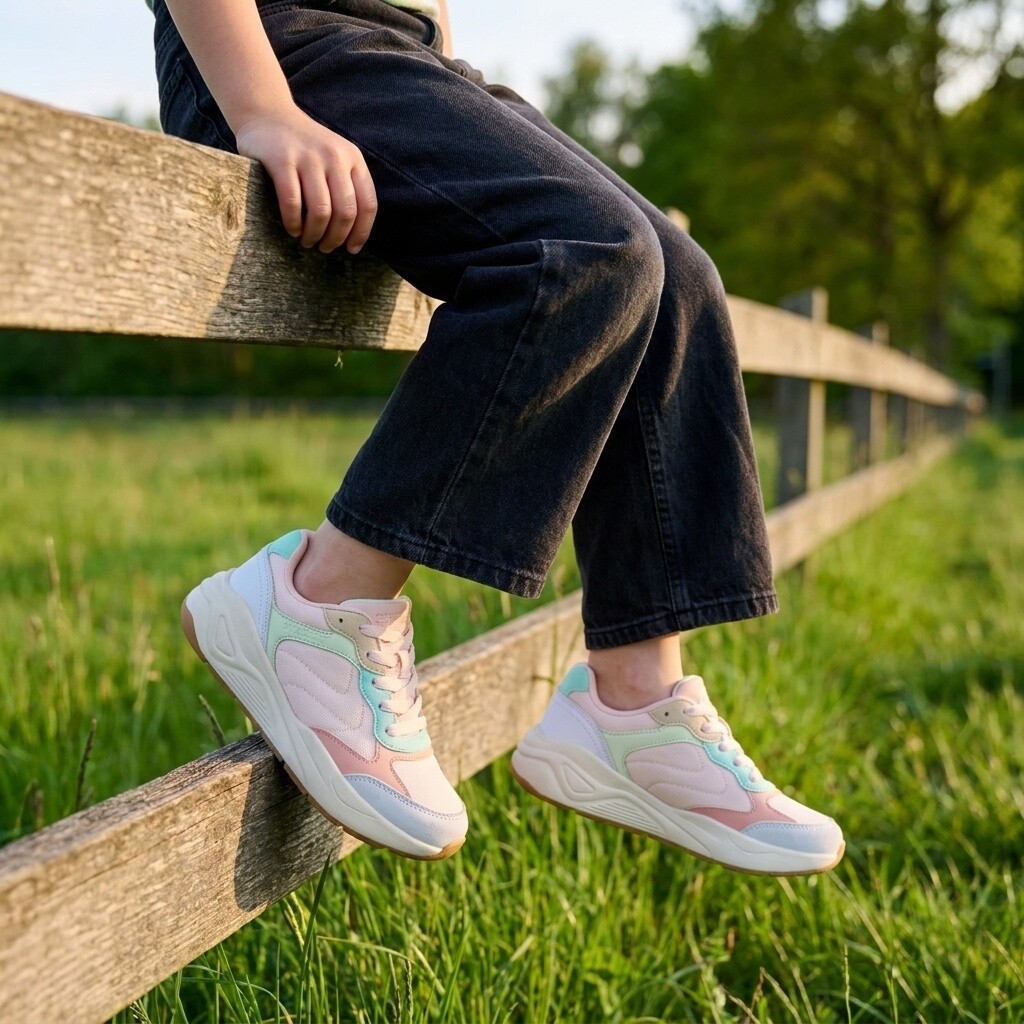 Skechers Skechers Nova Jogger Sneakers roze Textiel