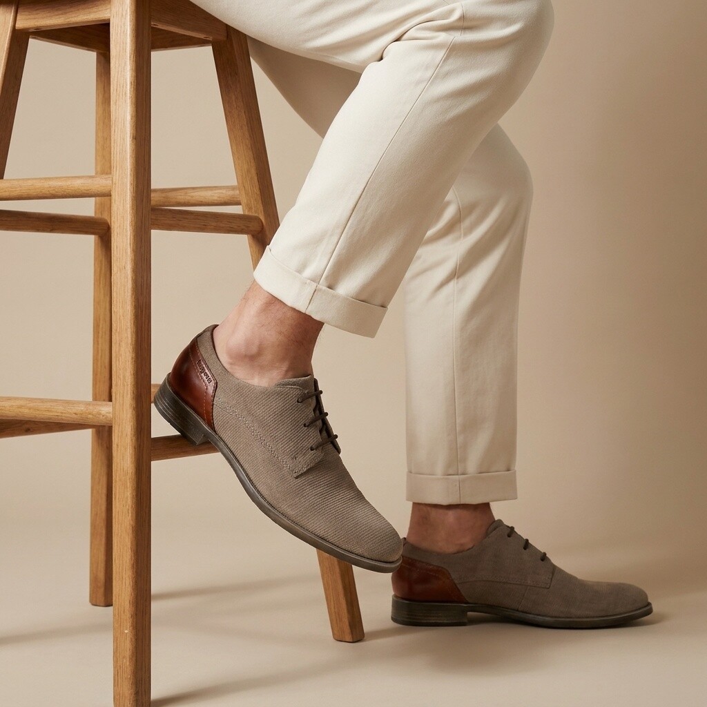 Bugatti Bugatti Veterschoenen taupe Suede