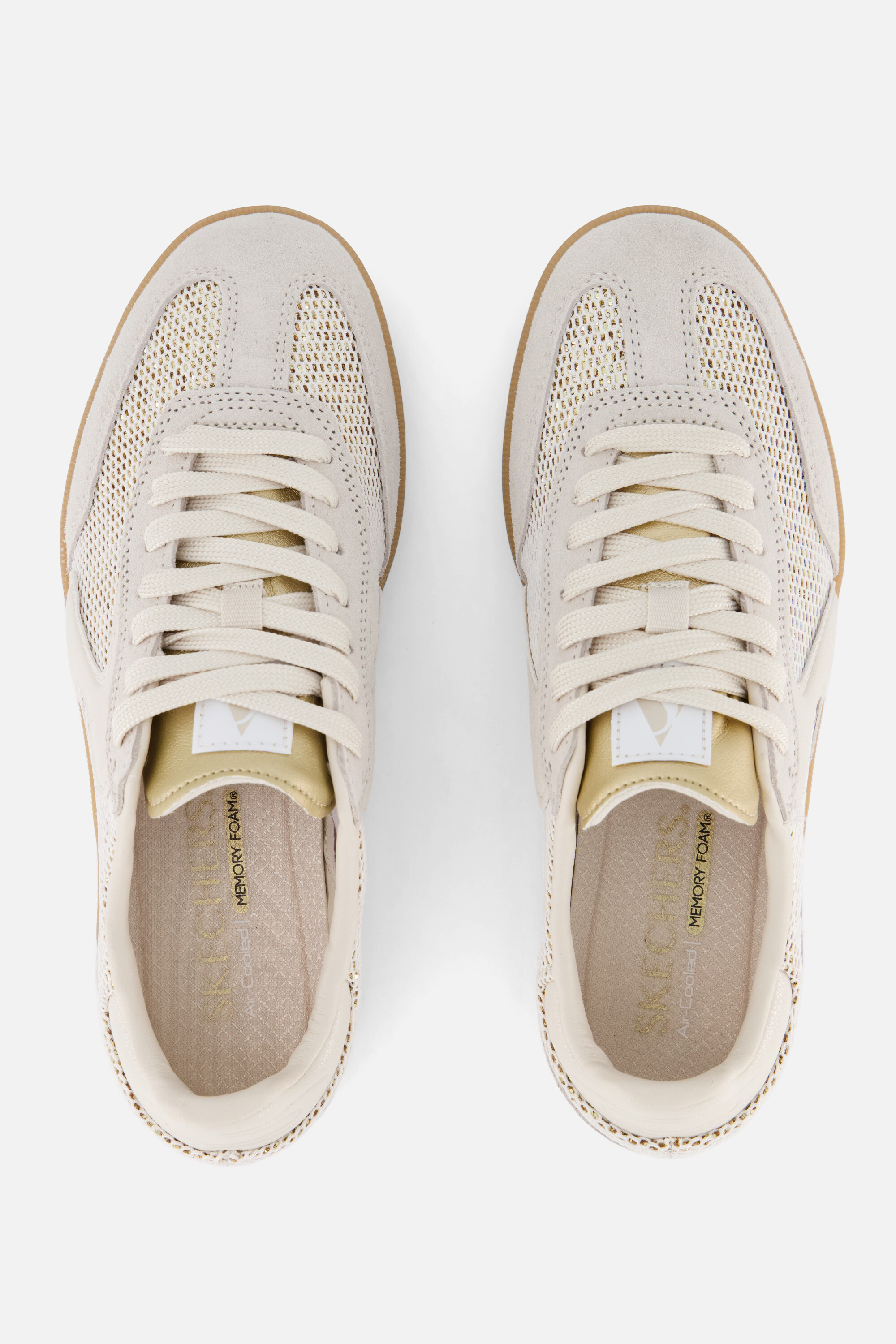 Skechers Hotshot Sneakers beige Textiel, foto 4