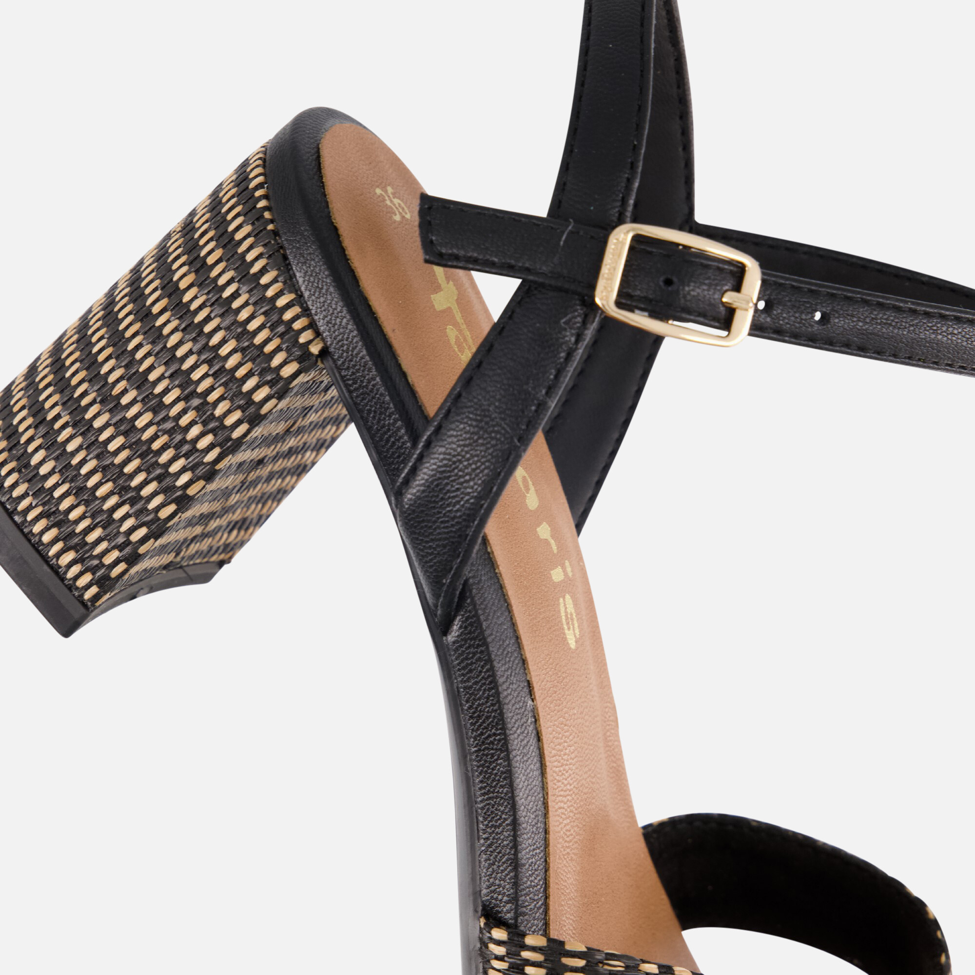 Tamaris sandalen met hak zwart, foto 6