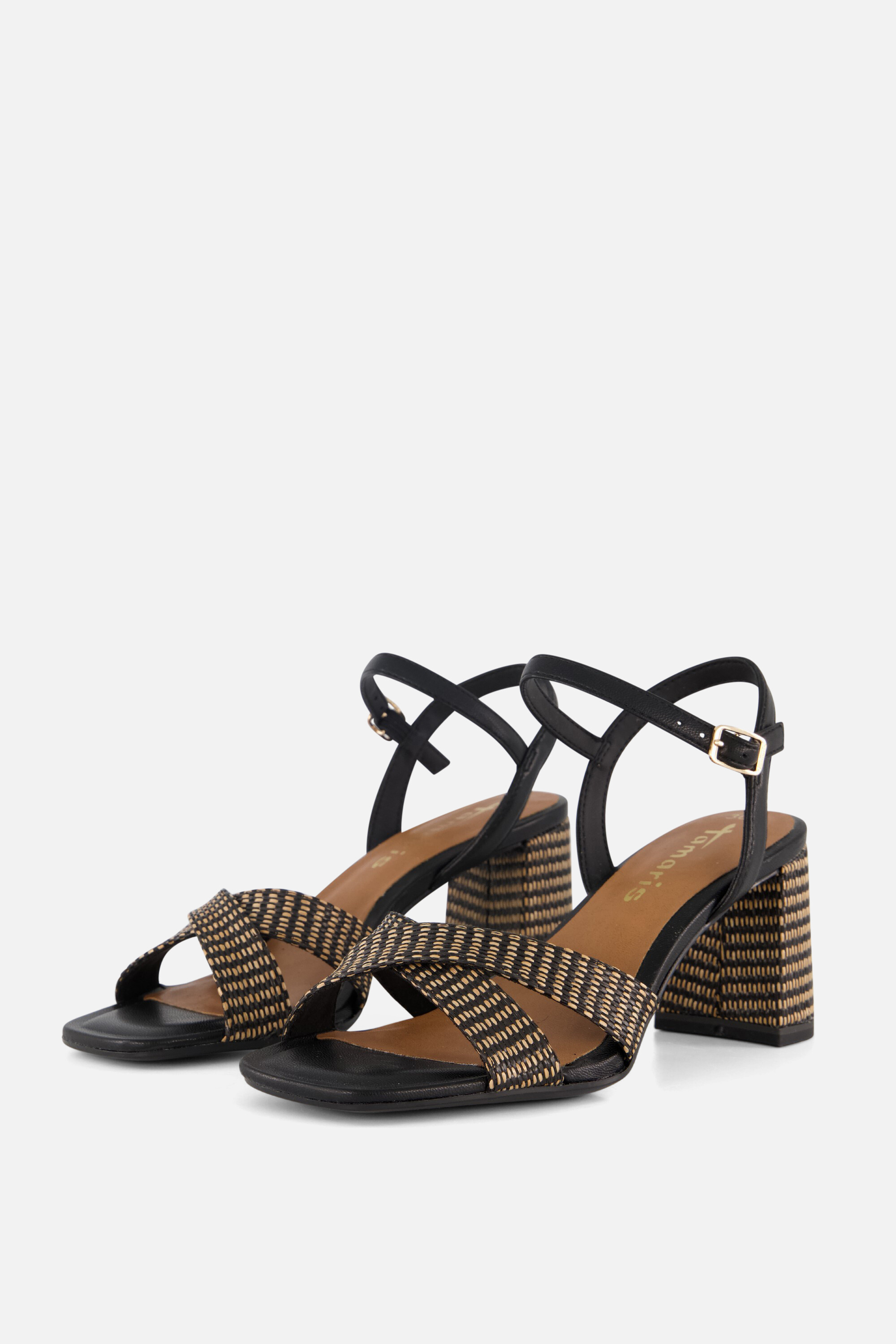 Tamaris sandalen met hak zwart, foto 3