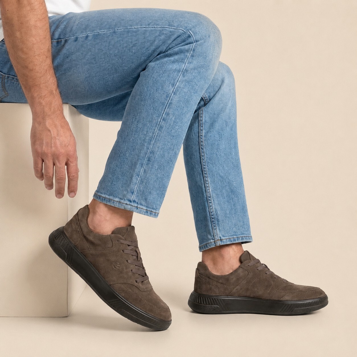 Ecco Ecco Move Walkers Sneakers bruin Suede
