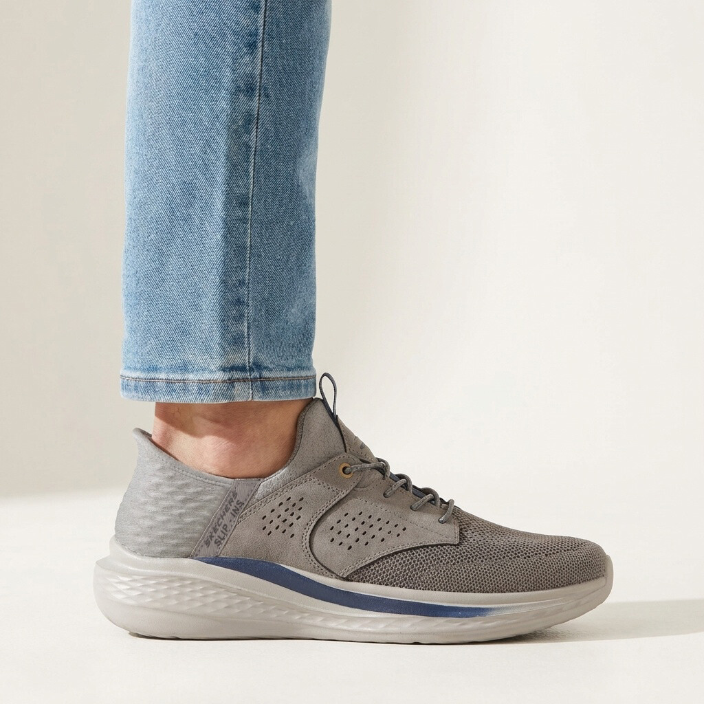 Skechers Skechers Slip-ins Relaxed Fit Slade Caster Grijs