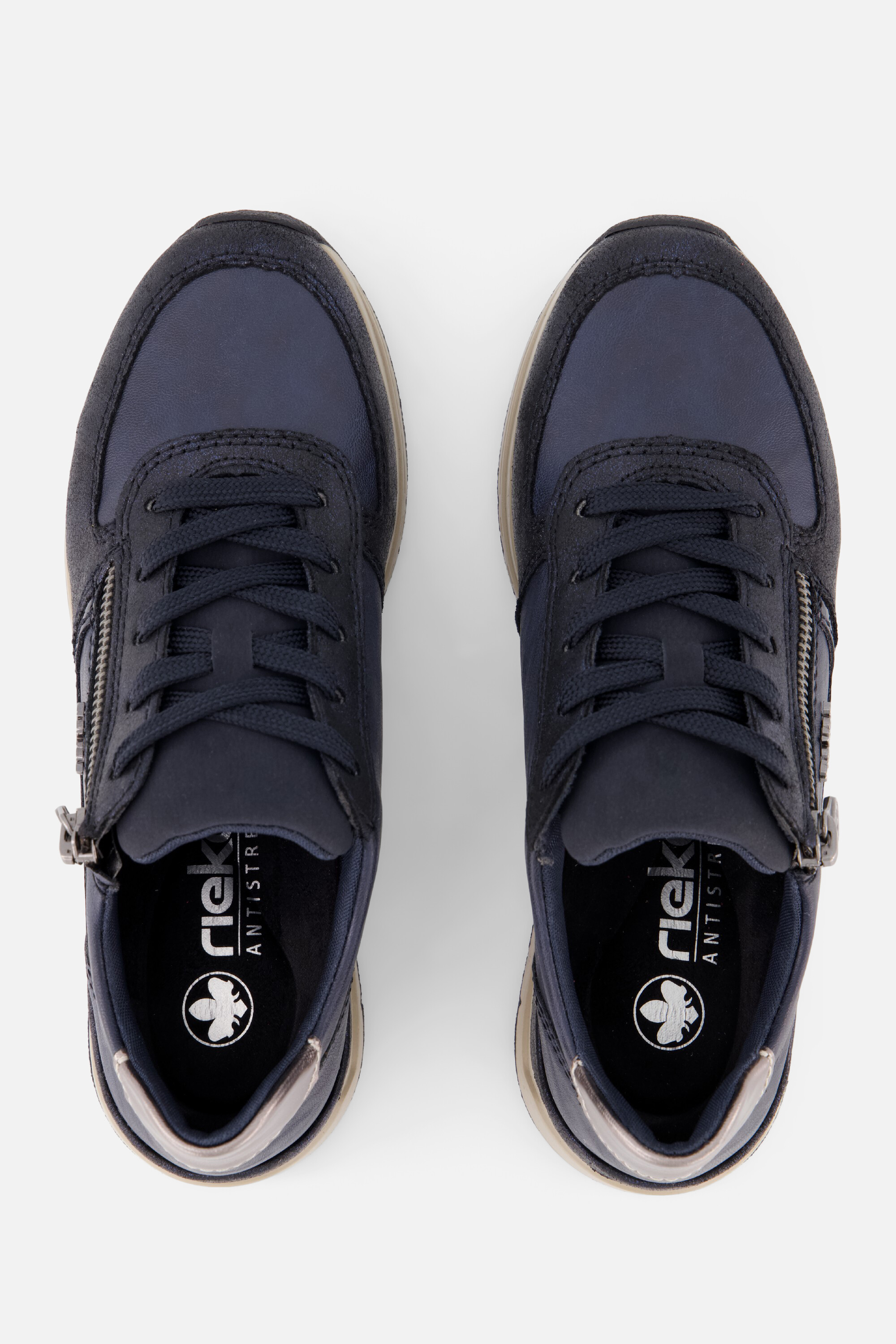 Rieker Sneakers blauw Leer, foto 4