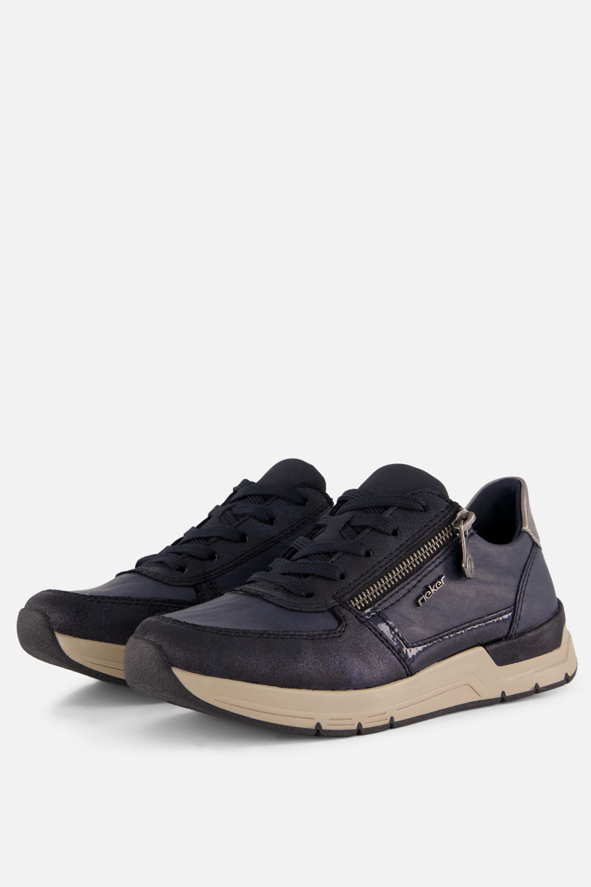 Rieker Sneakers blauw Leer, foto 2