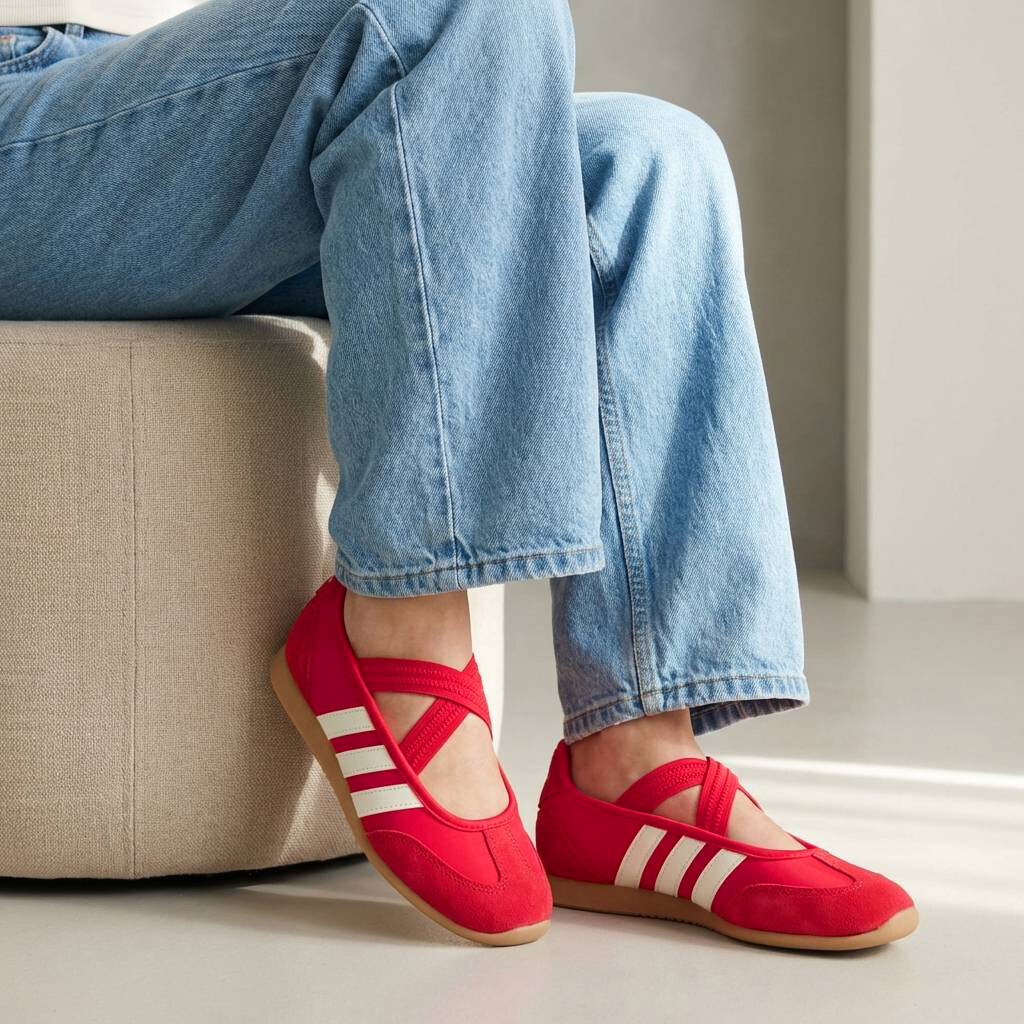 Adidas Adidas Barreda Mary Jane Sneakers rood