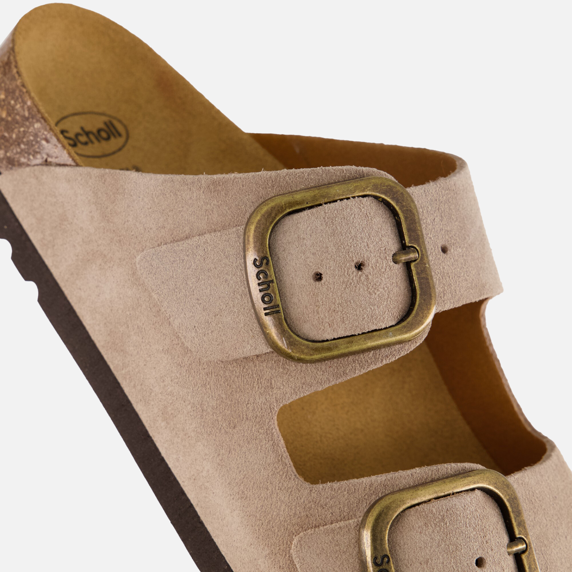 Scholl Noelle Sandalen beige Suede, foto 5