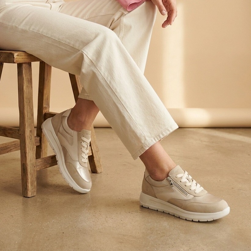 Remonte Remonte Sneakers F1/2 Leest beige Synthetisch