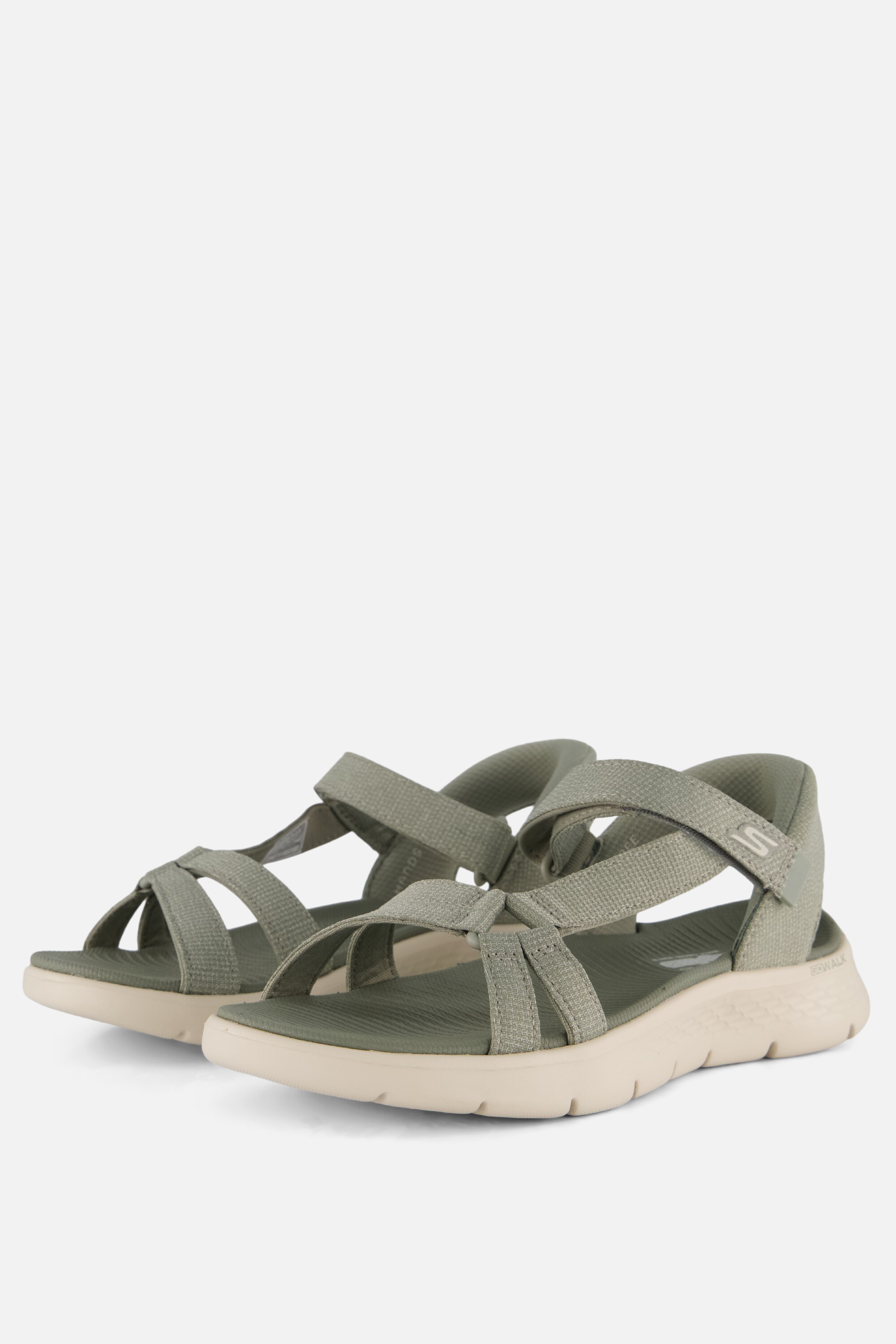 Skechers Go Walk Flex Sandalen groen Textiel, foto 2