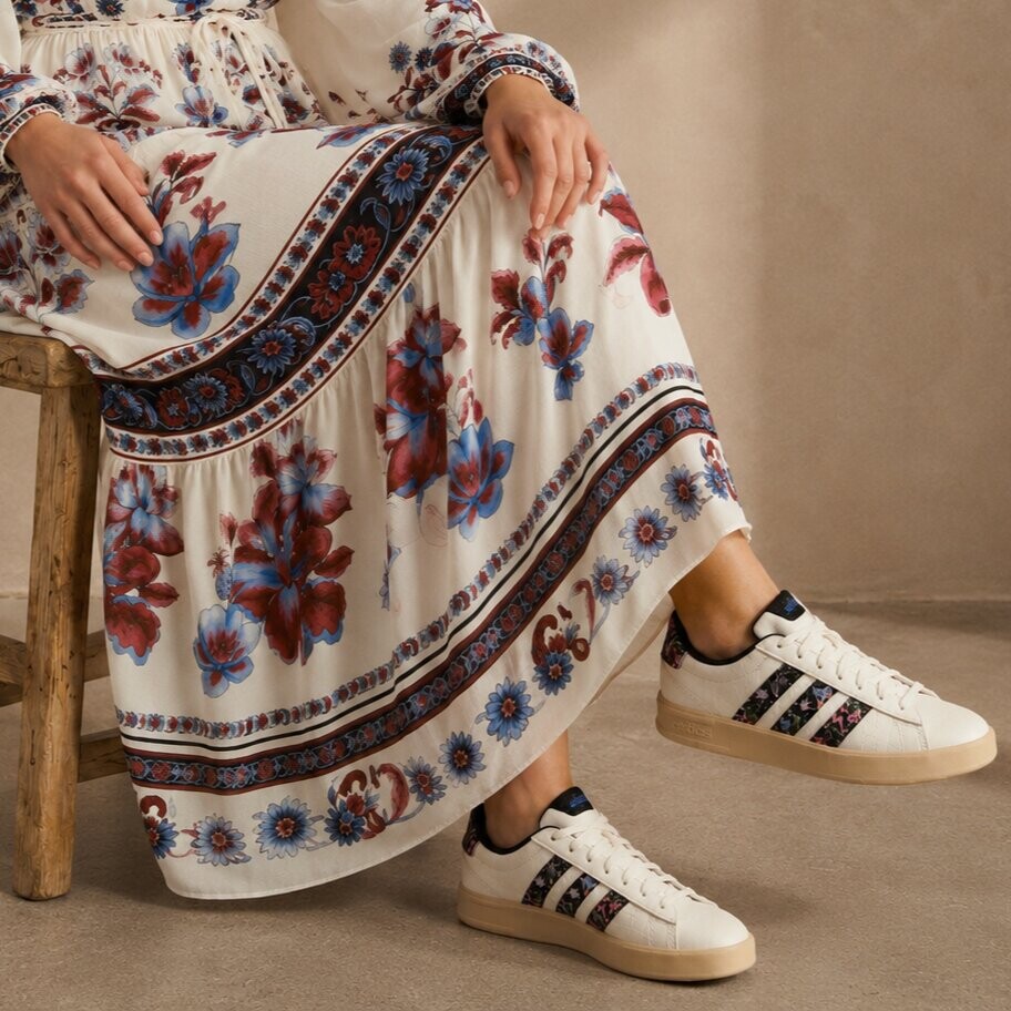 Adidas Grand Court 3.0 sneakers wit, foto 2