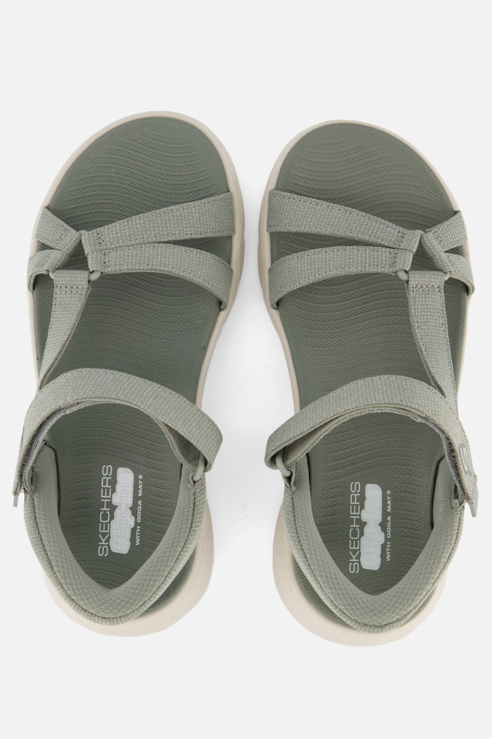 Skechers Go Walk Flex Sandalen groen Textiel, foto 3