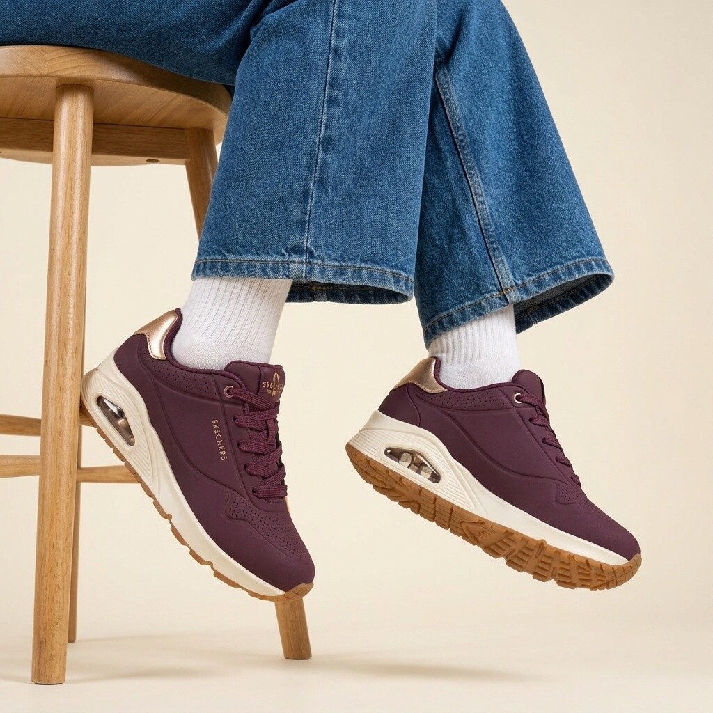 Skechers Skechers Uno Golden Air Sneakers paars