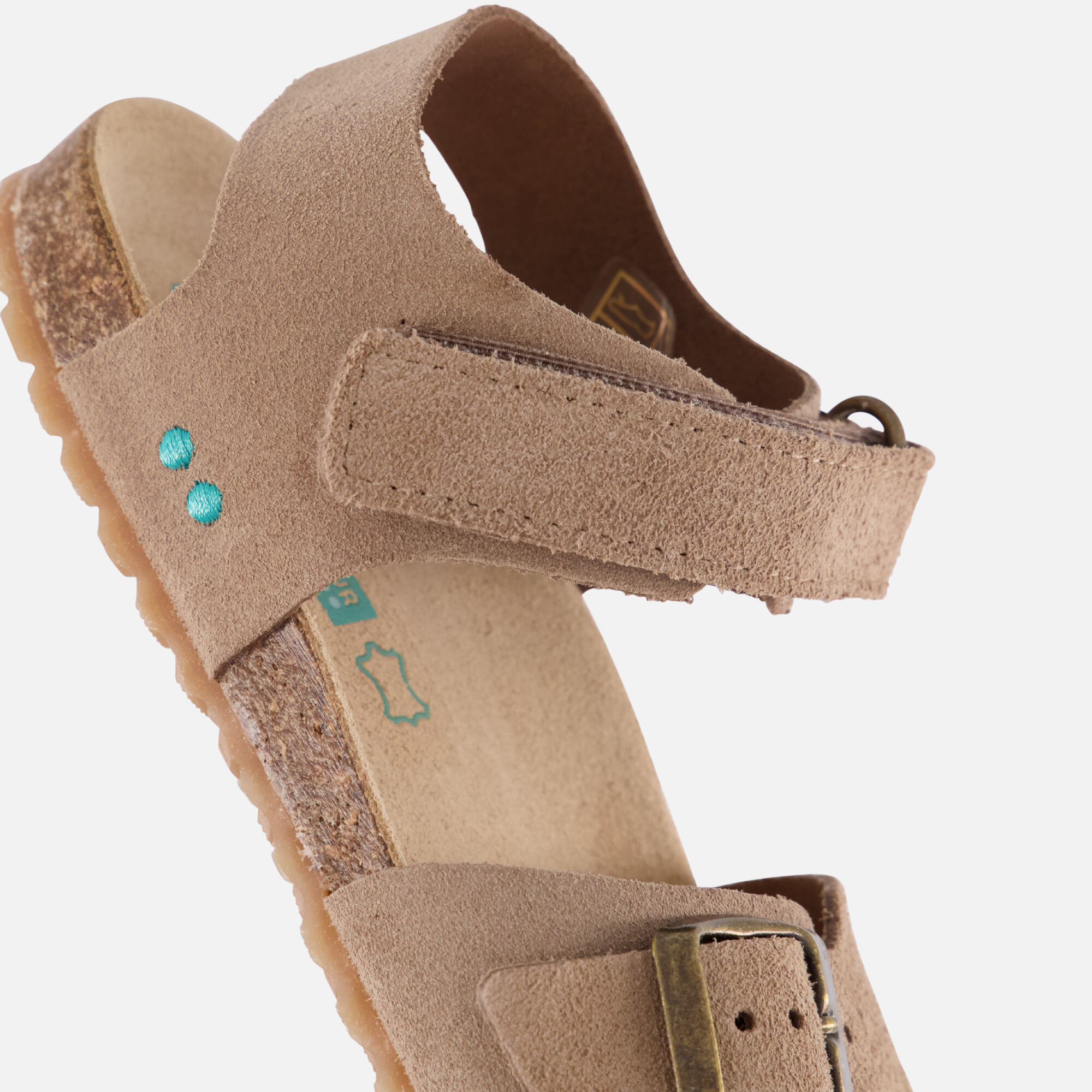 BunniesJR Ben Beach Sandalen taupe Leer, foto 4