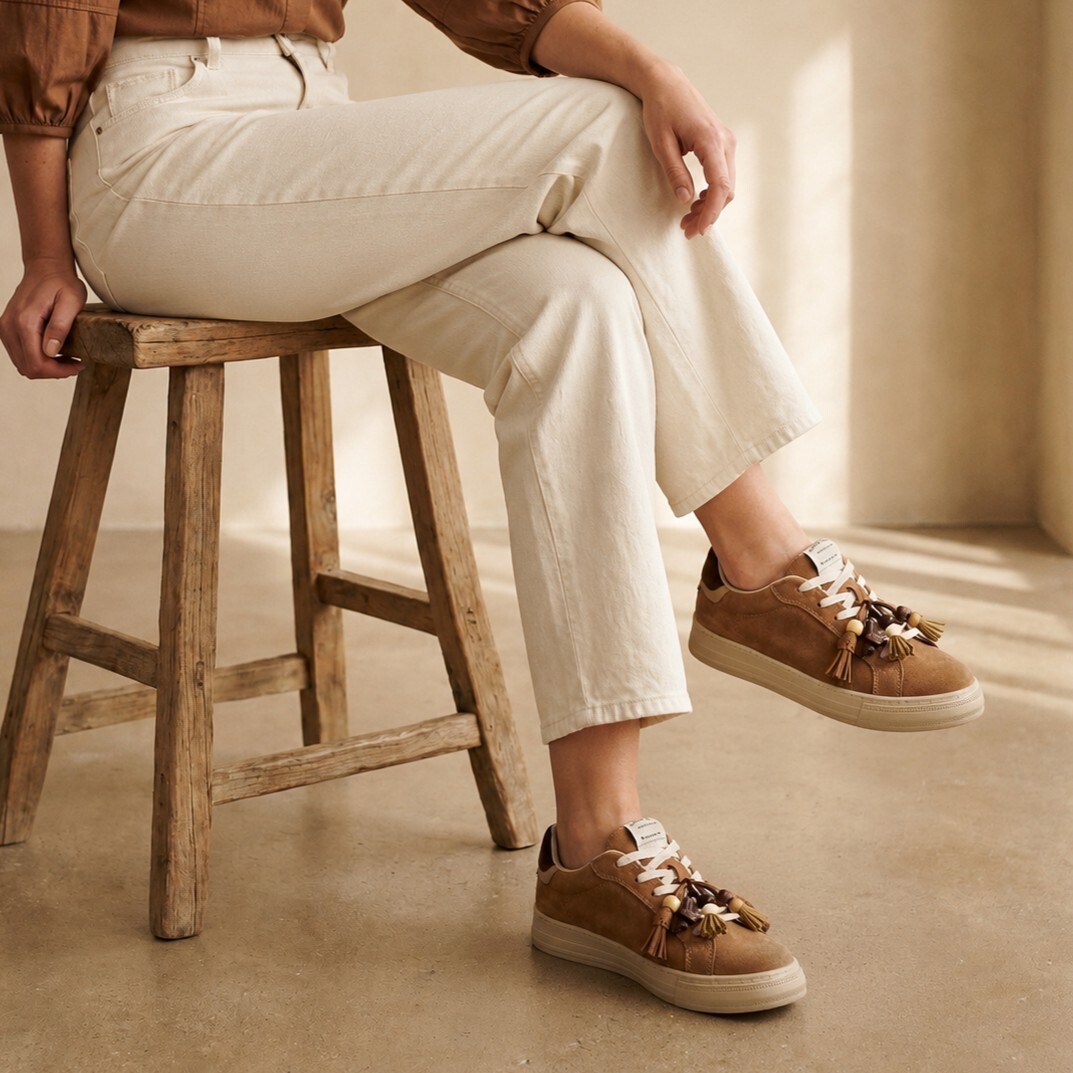 Tamaris Tamaris Sneakers bruin Suede