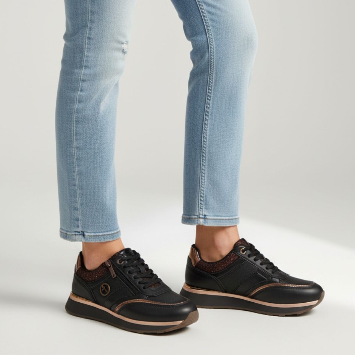 Tamaris Tamaris Sneakers zwart Synthetisch