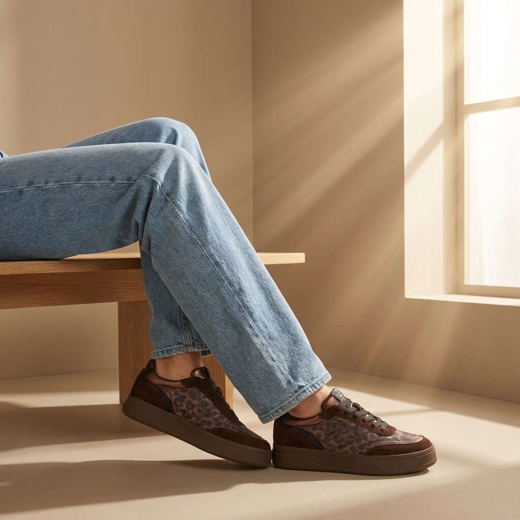 Tamaris Tamaris Sneakers bruin Synthetisch