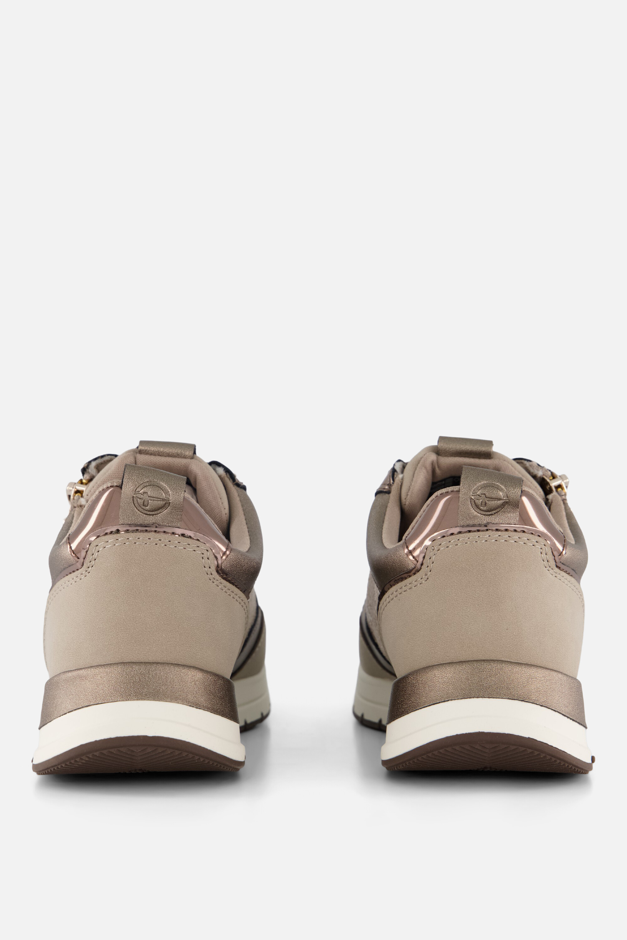 Tamaris Snake veterschoenen taupe, foto 5