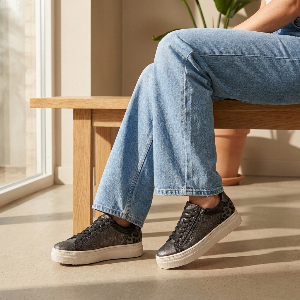 Tamaris Tamaris Essentials Sneakers grijs Synthetisch