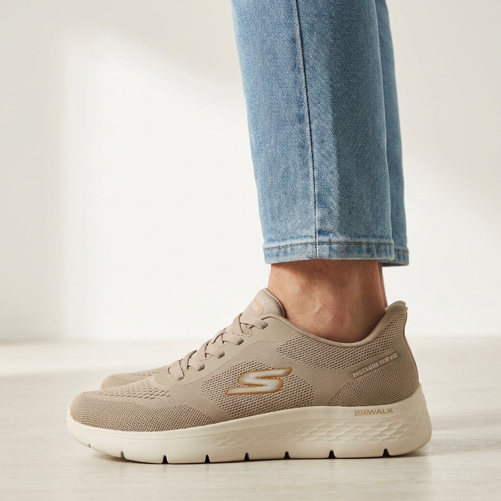 Skechers Skechers Go Walk Flex Instappers beige