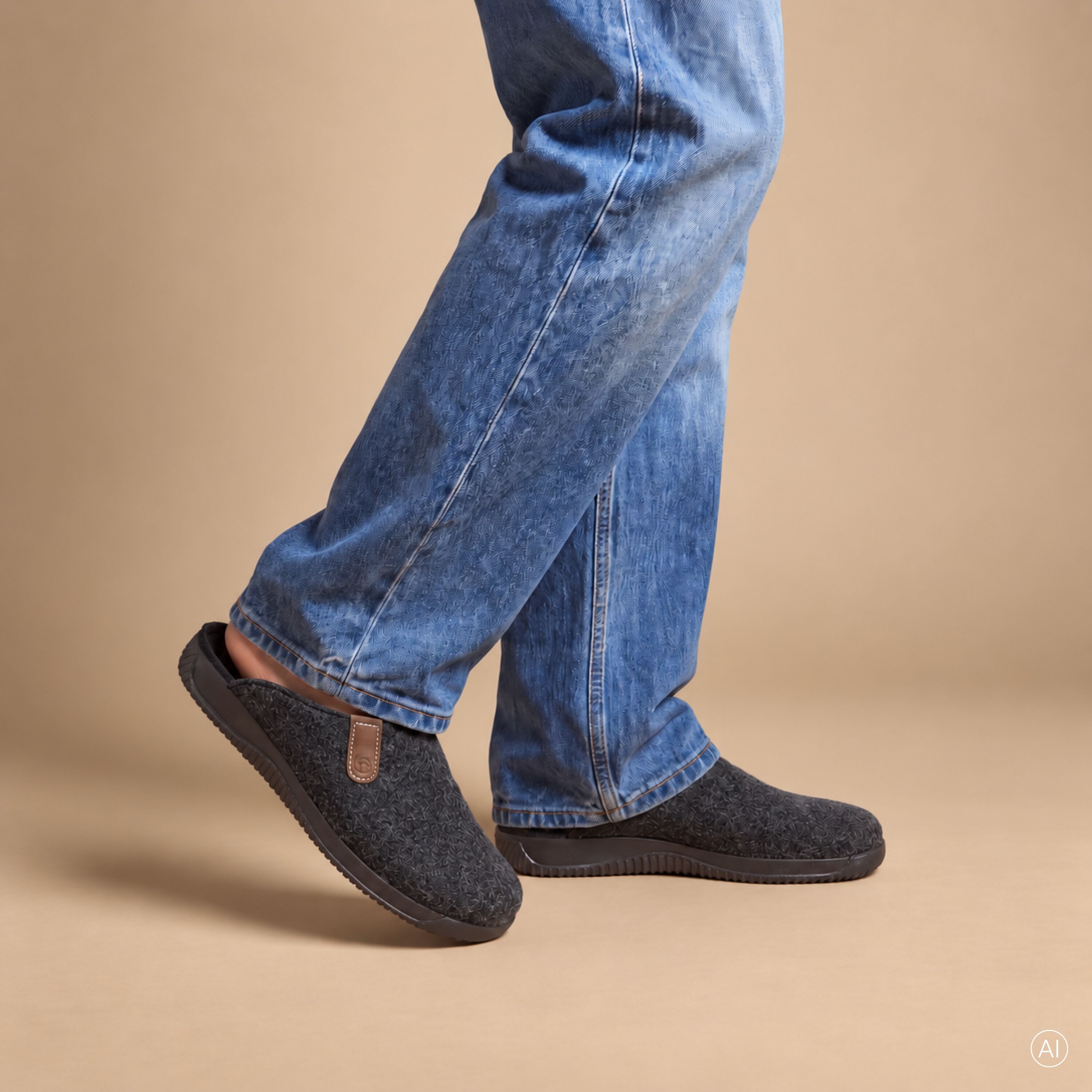 Rohde Rohde Soltau H Pantoffels grijs Textiel