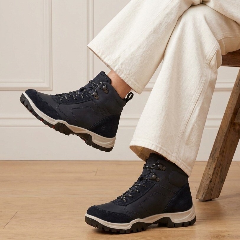 Ecco Ecco Xpedition III Veterschoenen blauw Leer